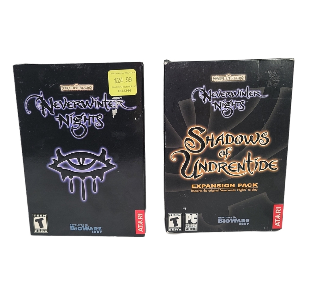 Neverwinter Nights + Shadows of Undrentide Expansion Pack PC Game Atari